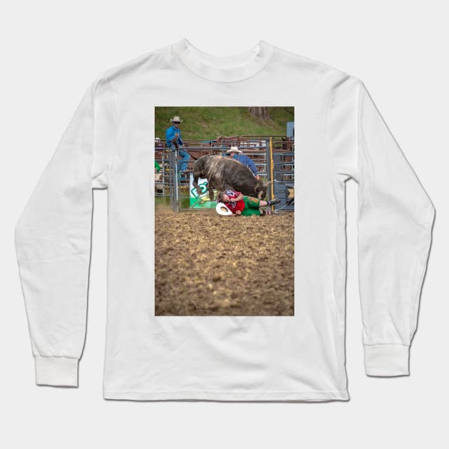 RODEOS, HORSES, COWBOYS Long Sleeve T-Shirt by anothercoffee